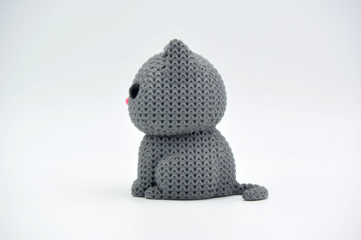 Knitted Cat Topkinz™ | Chibi SnapCharm™ Character