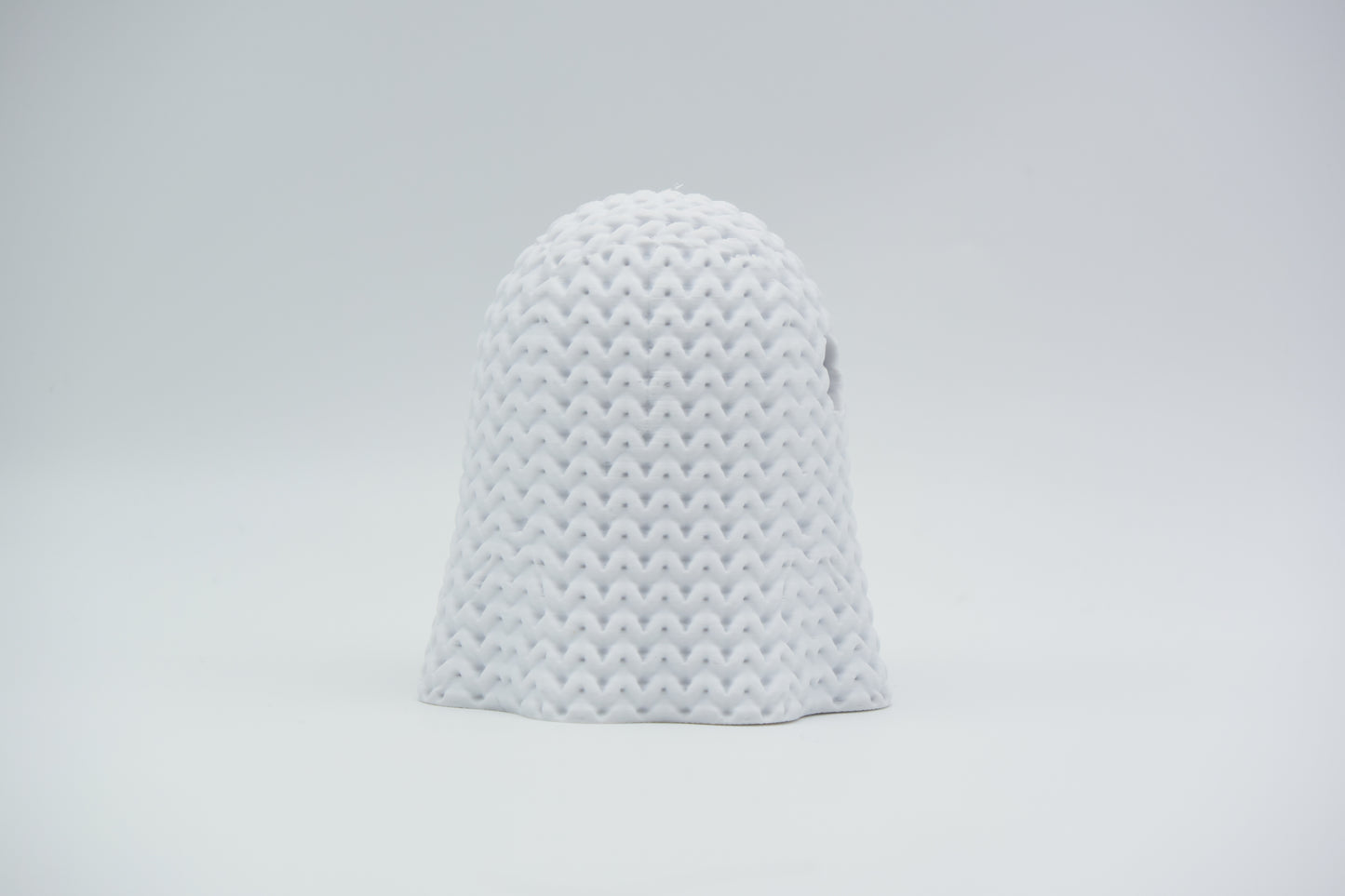 Knitted Halloween Ghost Topkinz character side view