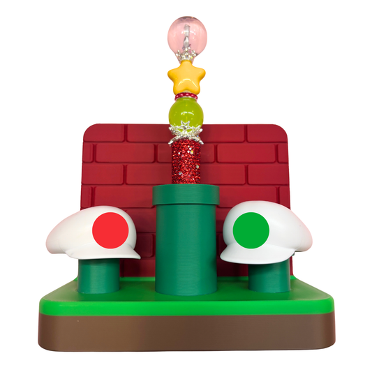 Chibi SnapCharm™ Brick & Tube Collection Display Stand