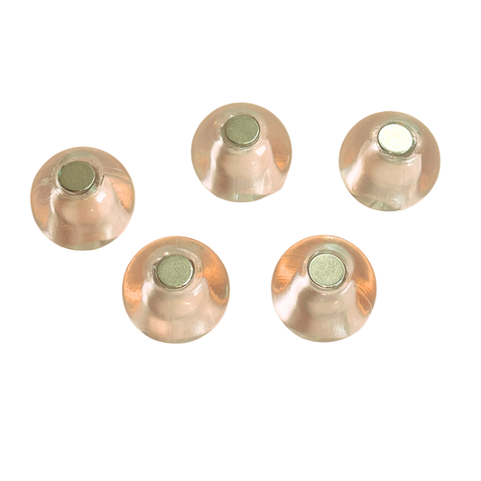 Magnetic Base Beads for Chibi SnapCharm™ – Patent Pending Magnetic Base Bead System (22mm, 5-Piece Set)