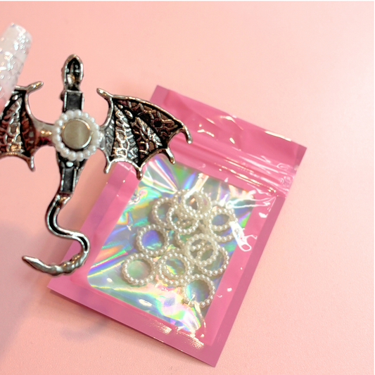 Pearl Spacer Beads – 14mm (25-Piece Set)