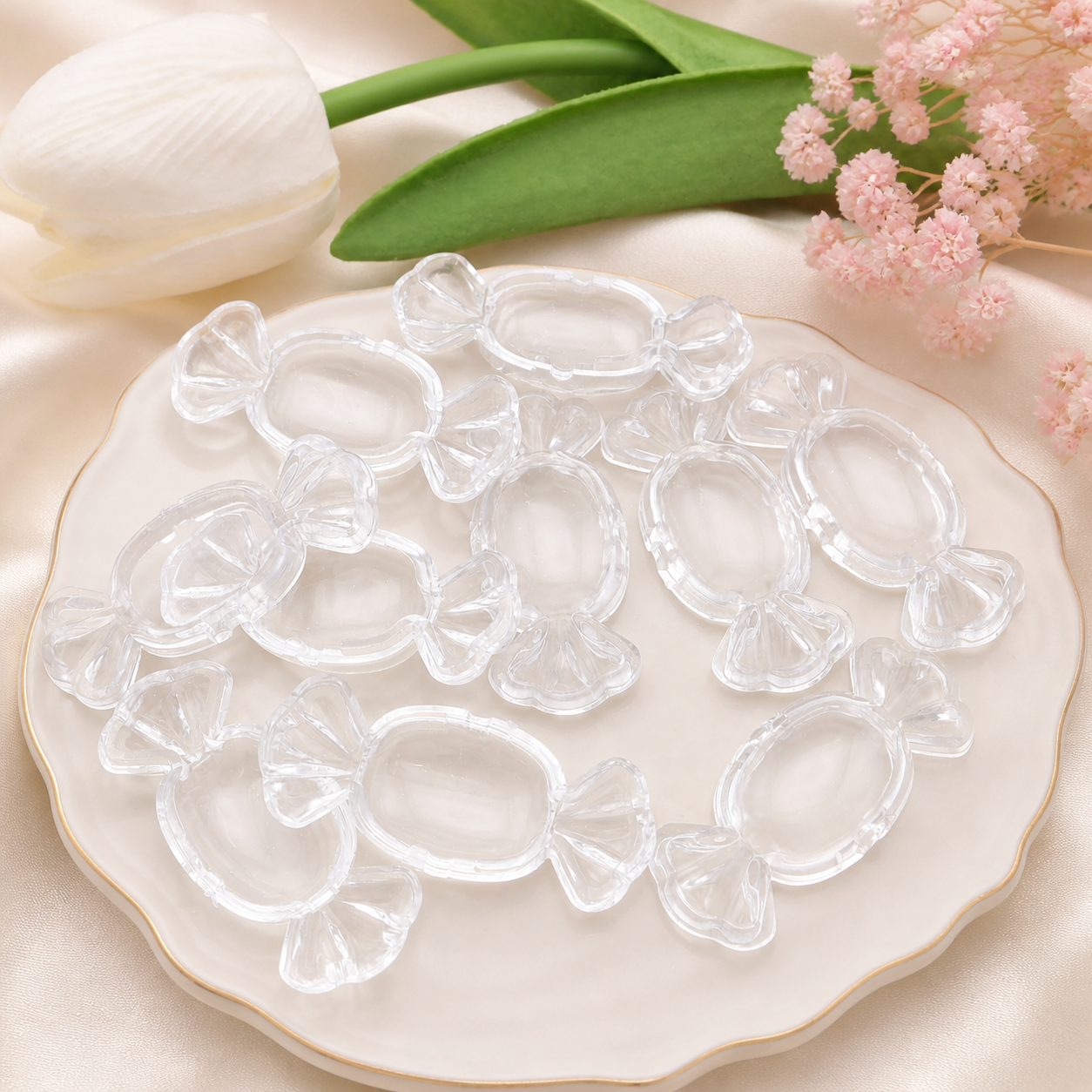 Candy Shaker Base Beads – 51mm (5 Complete Sets)