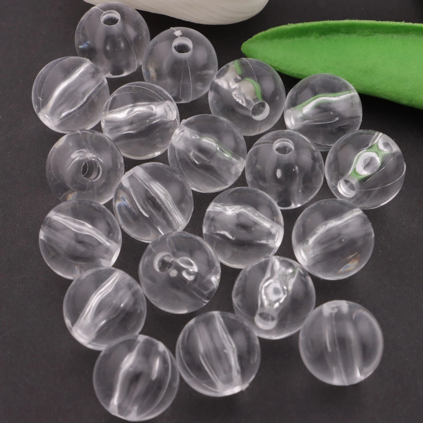 Clear Round Base Beads – 16mm (10-Piece Set)