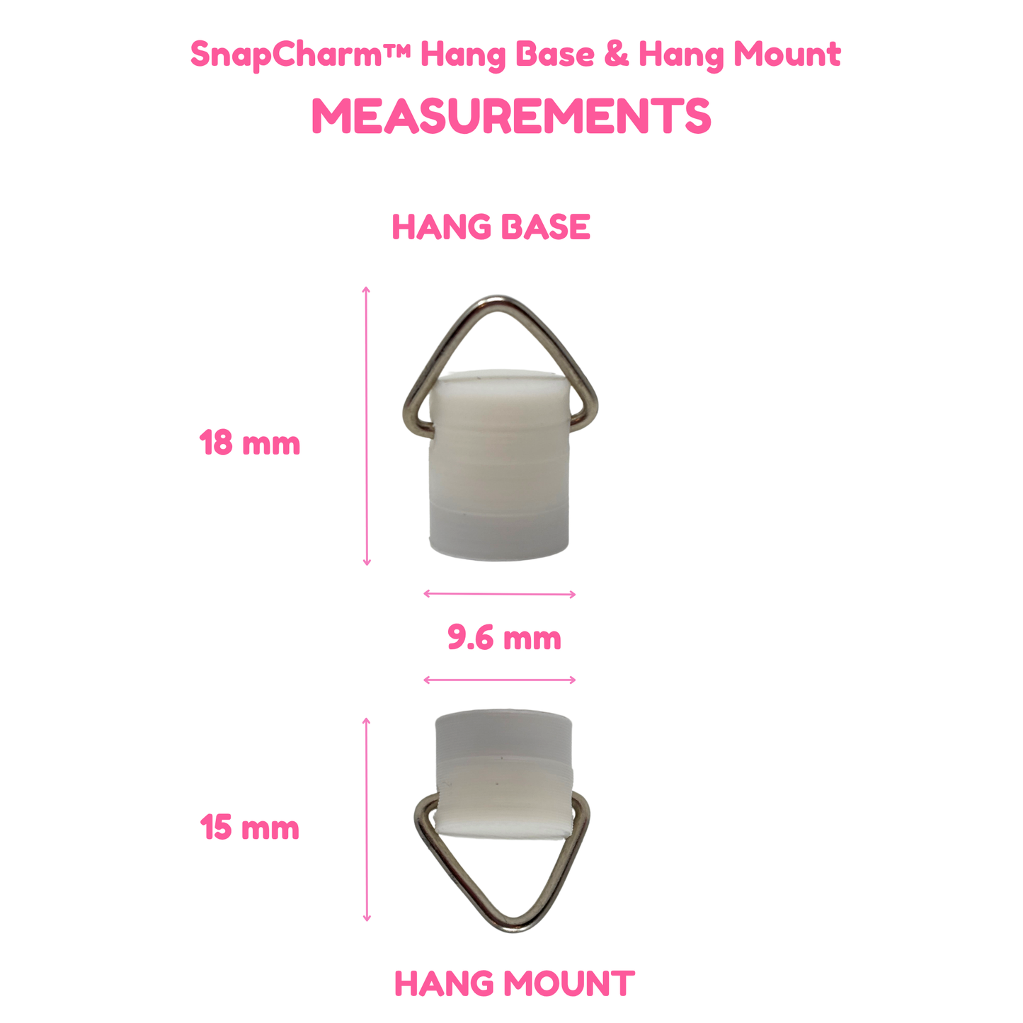 Chibi SnapCharm™ Hang Base & Hang Mount Set – Interchangeable Hanging System
