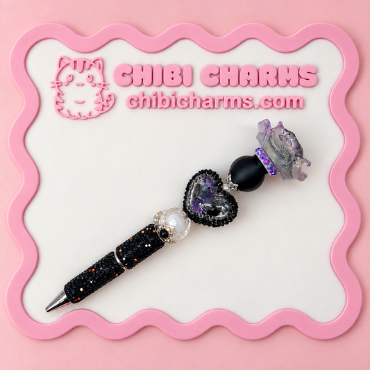 Gothic Heart Shaker Bead: A Mini DIY Project