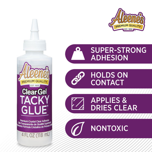 Aleene’s Clear Gel Tacky Glue – 4 oz