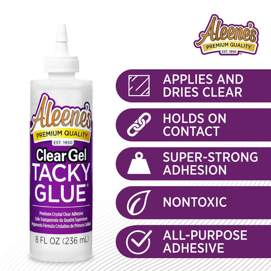 Aleene’s Clear Gel Tacky Glue – 8 oz