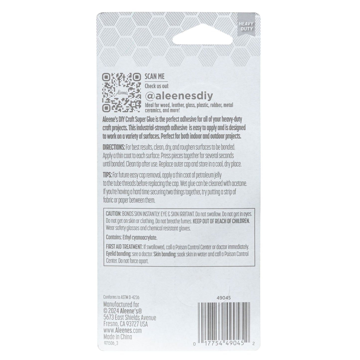 Aleene’s DIY Craft Super Glue – 0.53 oz