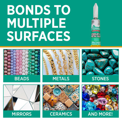 Aleene’s Creator Glue Bundle – Jewelry & Metal Glue + Clear Gel Tacky Glue