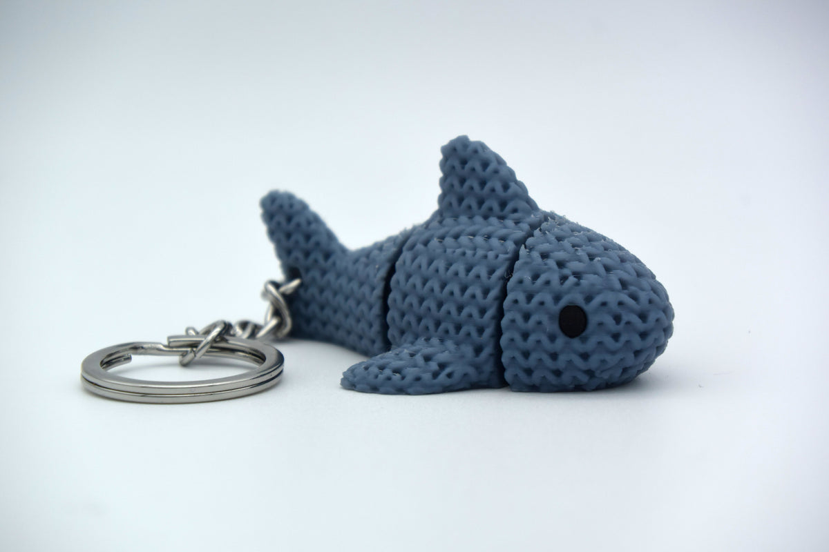 Knitted Articulated Shark Topkinz character alternate standalone view