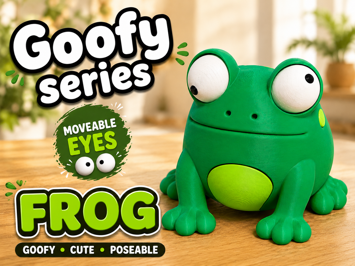 Frog Googly Eyes SnapCharm™ Character