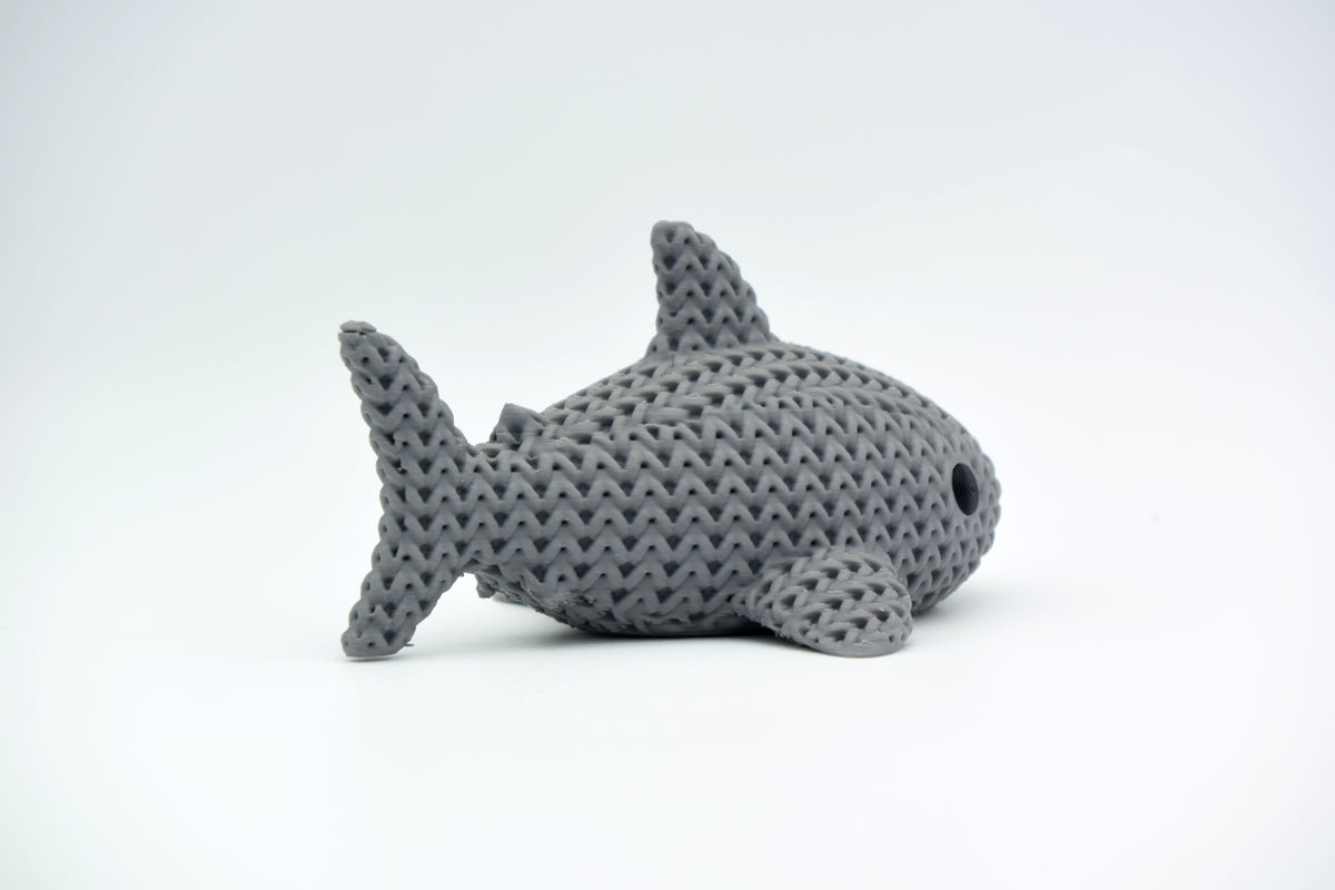 Knitted Shark Topkinz character alternate standalone view