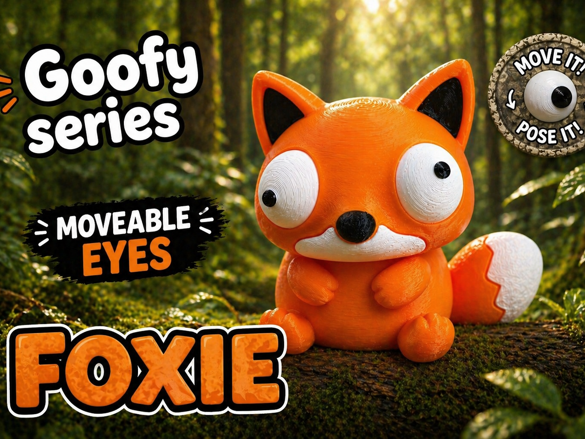 Fox Googly Eyes SnapCharm™ Character