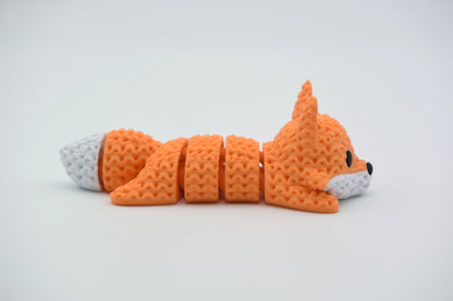 Knitted Articulated Fox Topkinz character alternate standalone view
