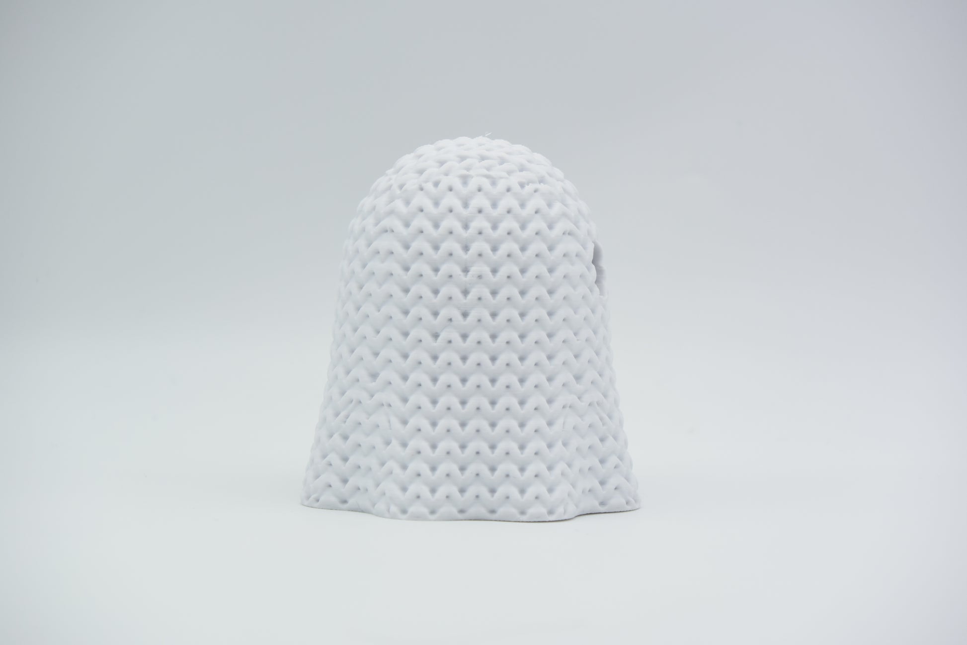 Knitted Halloween Ghost Topkinz character side view