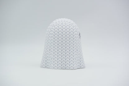 Knitted Halloween Ghost Topkinz character side view