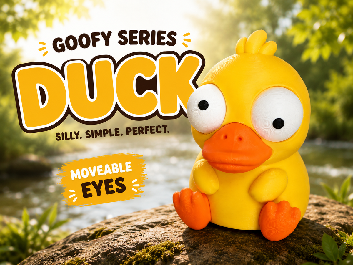 Duck Googly Eyes | Chibi SnapCharm™ Character