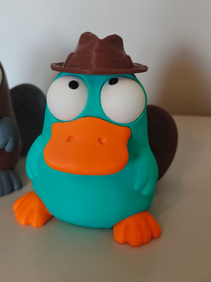 Platypus Googly Eyes | Chibi SnapCharm™ Character