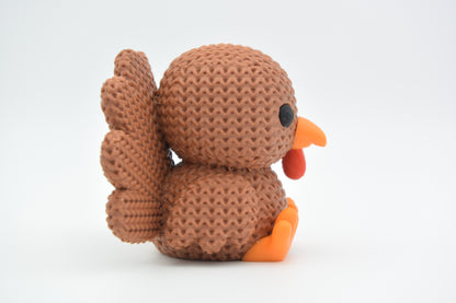 Knitted Turkey Topkinz character side view