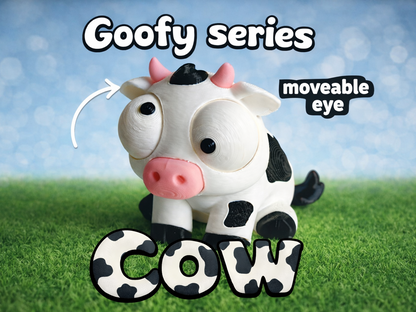 Cow Googly Eyes SnapCharm™ Character