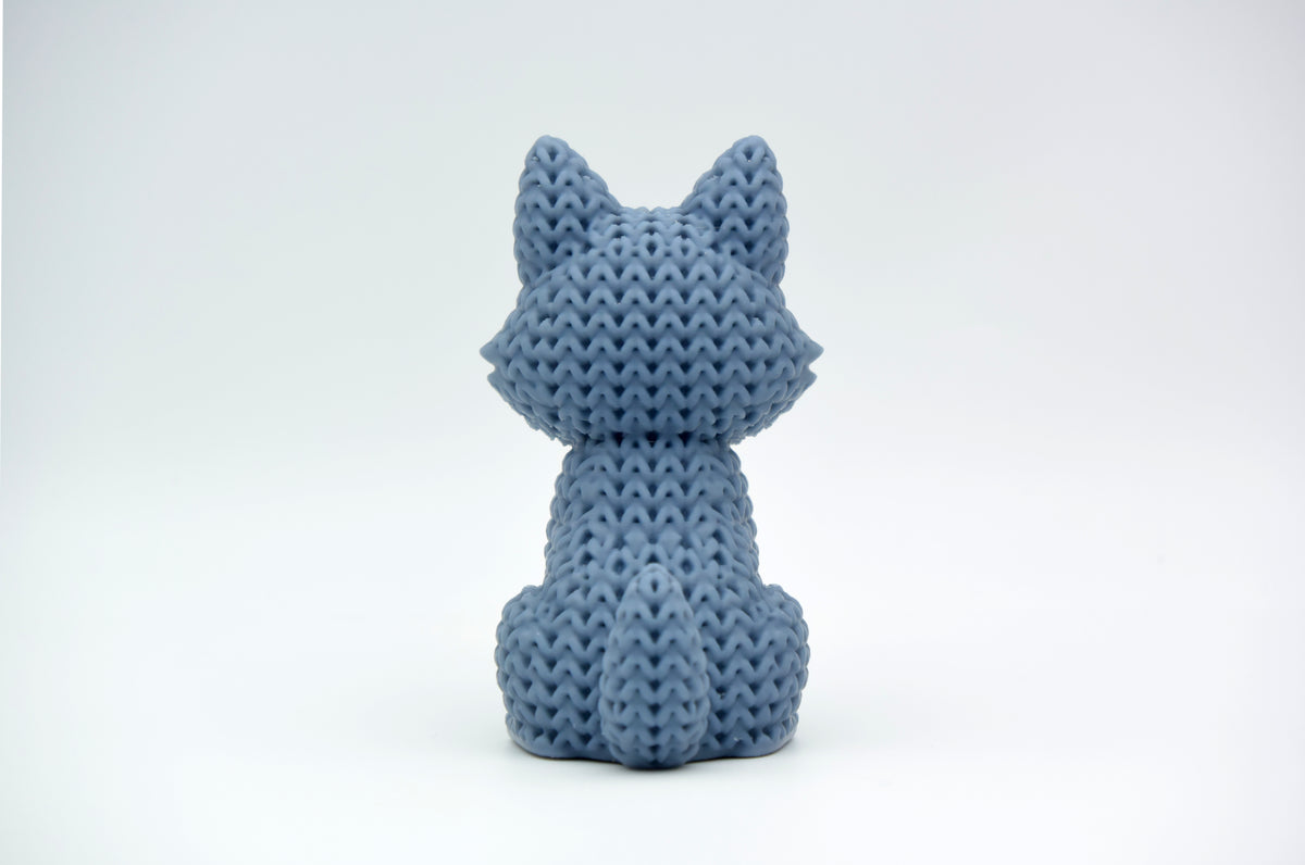 Knitted Wolf Topkinz character side view