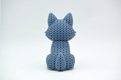 Knitted Wolf Topkinz character side view