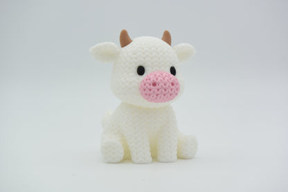 Knitted Cow Topkinz character standalone front view