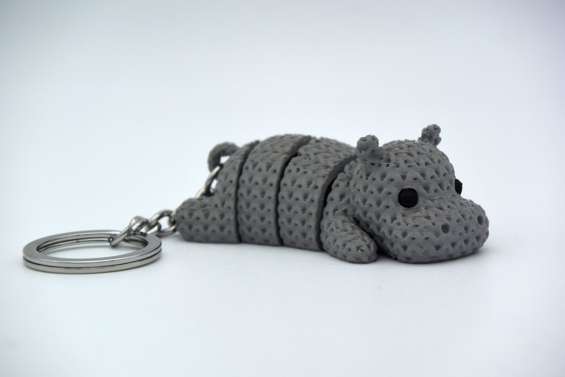 Knitted Articulated Hippo Topkinz character alternate standalone view