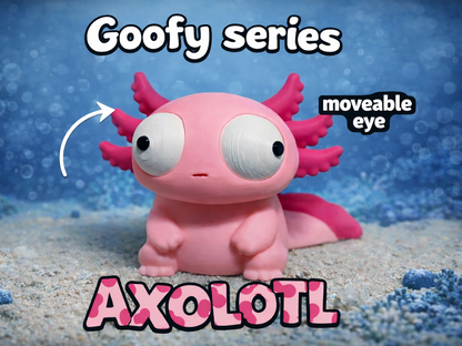 Axolotl Googly Eyes SnapCharm™ Character