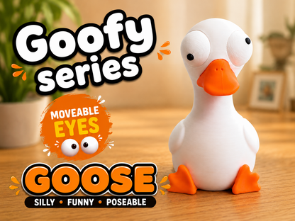 Goose Googly Eyes | Chibi SnapCharm™ Character