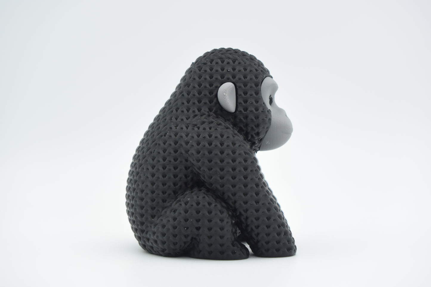 Knitted Gorilla Topkinz character side view