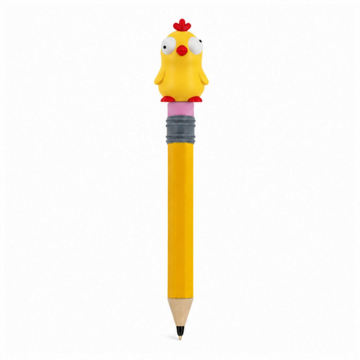 Movable-Eyes Chicken SnapCharm™ Character