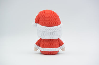 Knitted Santa Claus Christmas Topkinz character rear view