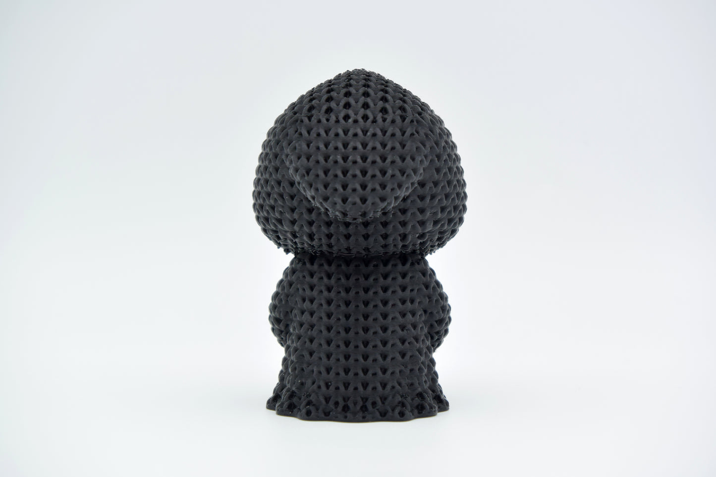 Knitted Heart Grim Reaper Halloween Topkinz character rear view