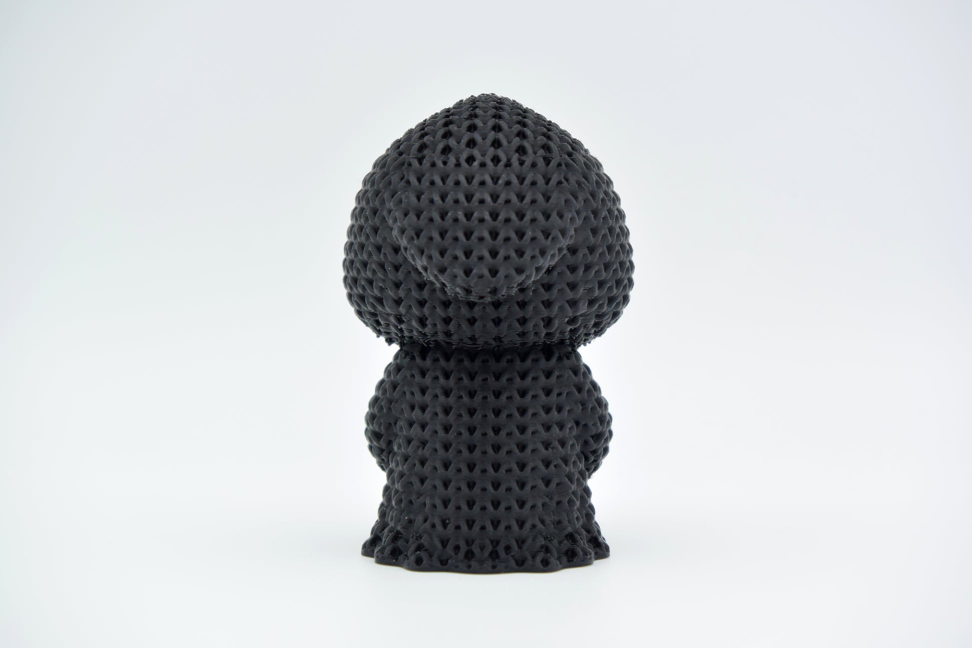 Knitted Heart Grim Reaper Halloween Topkinz character rear view
