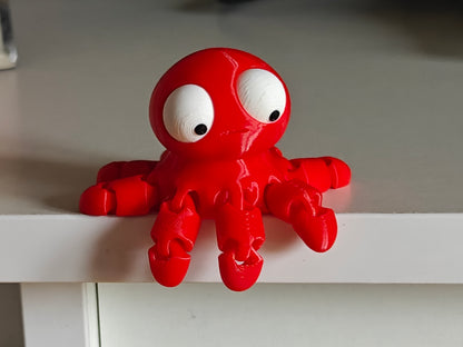 Mini Flexi Octopus Googly Eyes SnapCharm™ Character