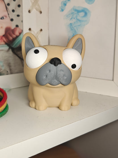 French Bulldog Googly Eyes SnapCharm™ Character
