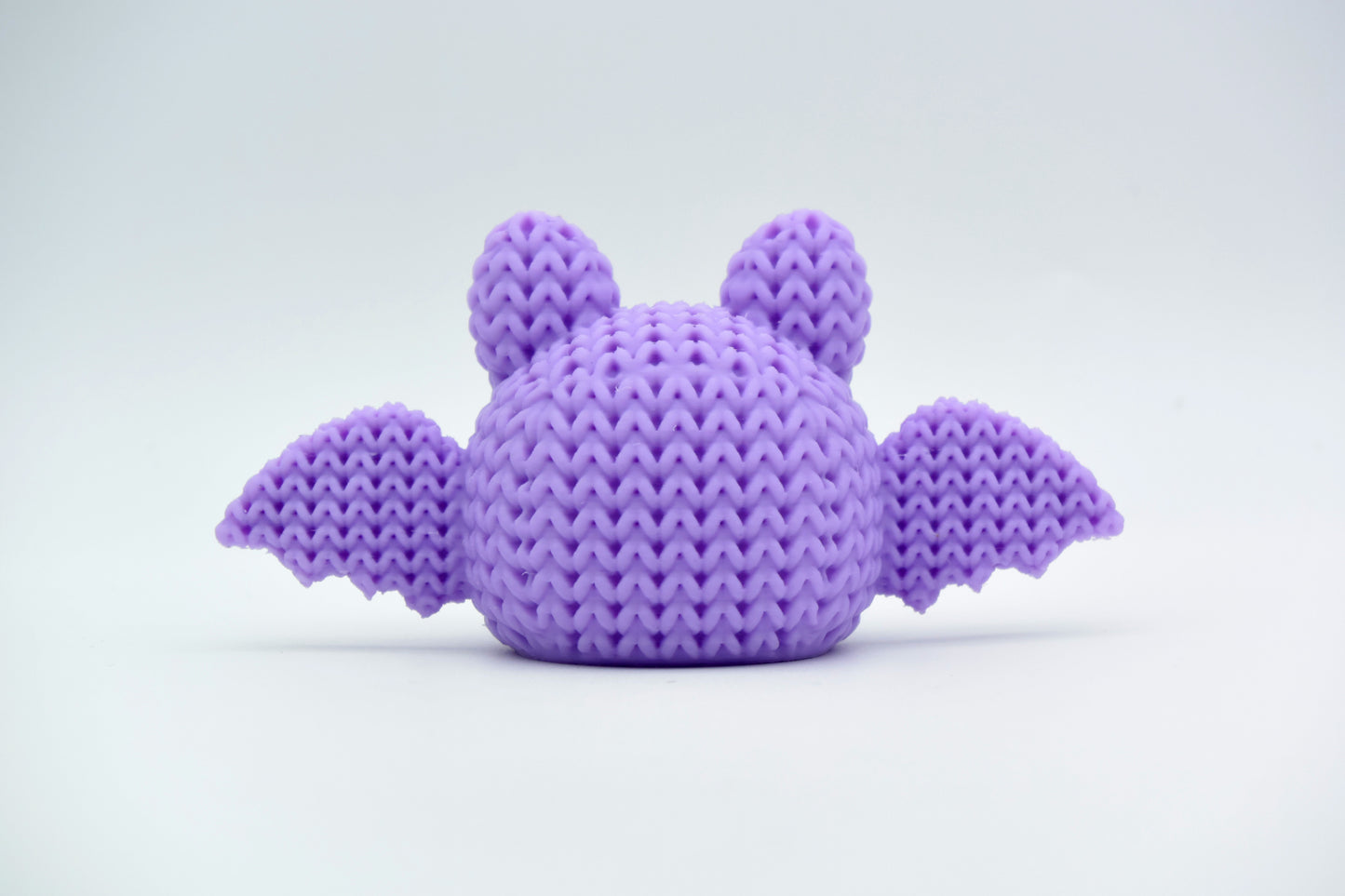 Knitted Halloween Bat Topkinz character rear view