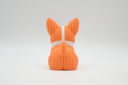 Knitted Corgi Dog Topkinz character rear view