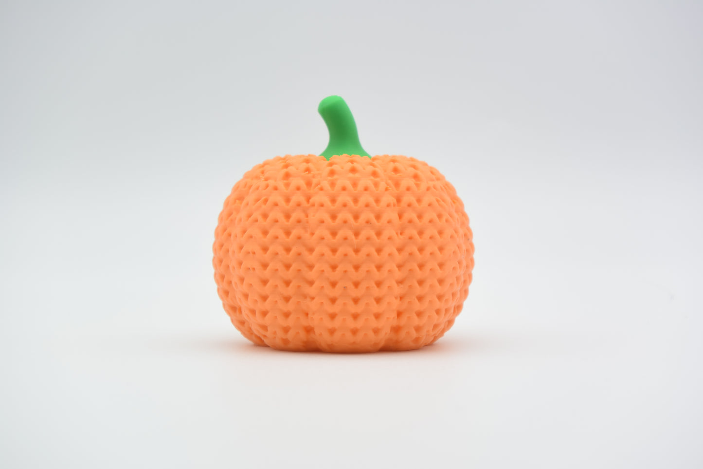 Knitted Cute Pumpkin Halloween Topkinz character rear view