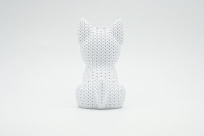 Knitted Westie Dog Topkinz character rear view