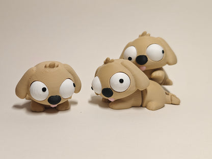 Mini Flexi Dog Googly Eyes SnapCharm™ Character