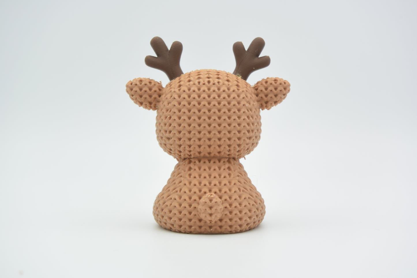 Knitted Reindeer Christmas Topkinz character rear view