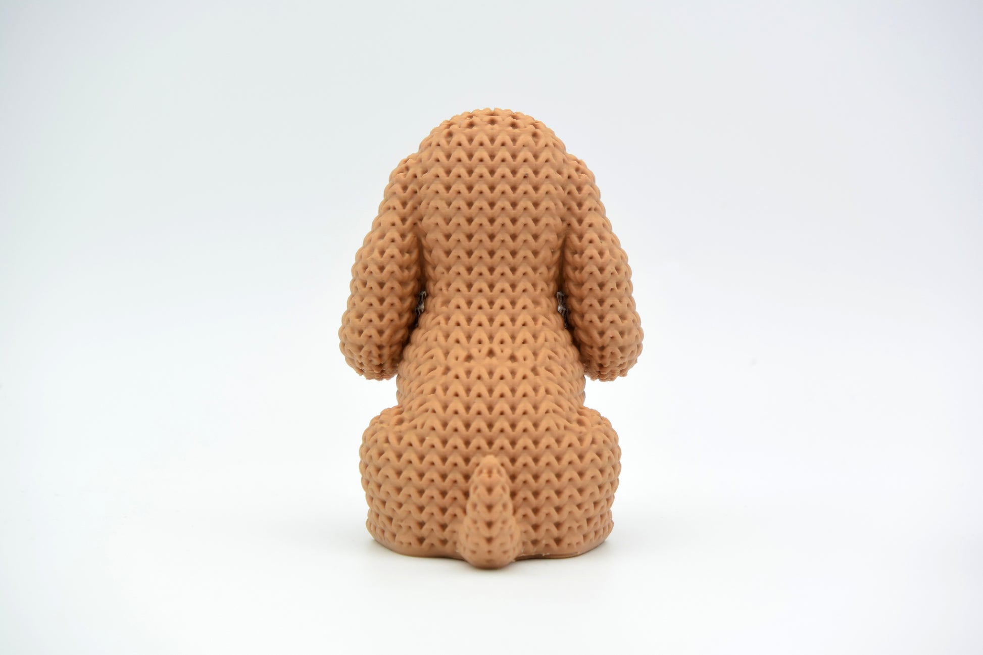Knitted Cocker Spaniel Dog Topkinz character rear view