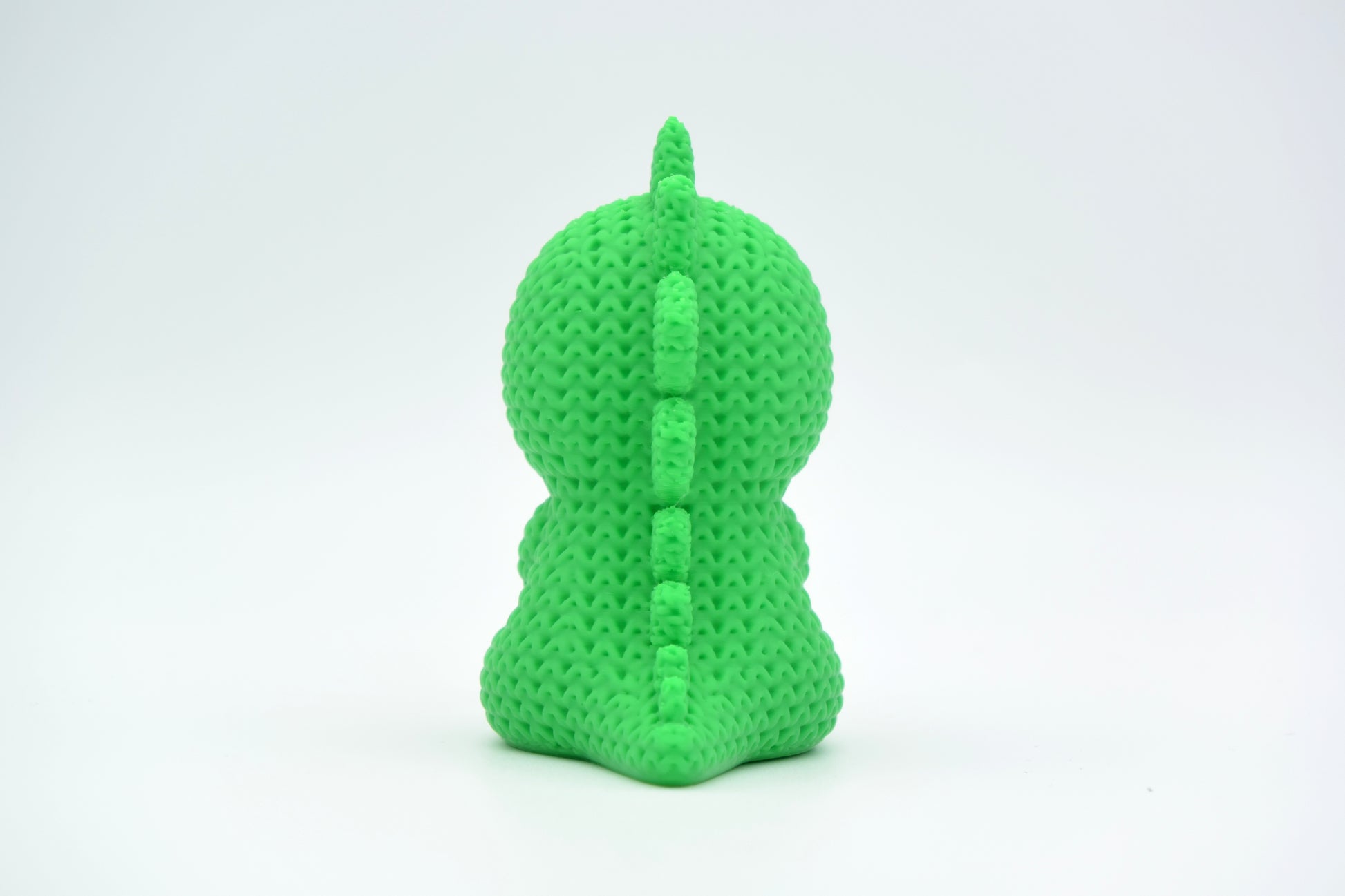 Knitted Stegosaurus Dinosaur Topkinz character rear view
