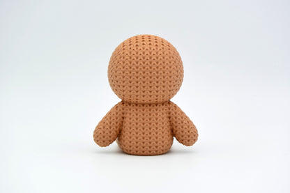 Knitted Gingerbread Man Christmas Topkinz character rear view