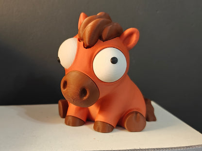 Horse Googly Eyes | Chibi SnapCharm™ Character