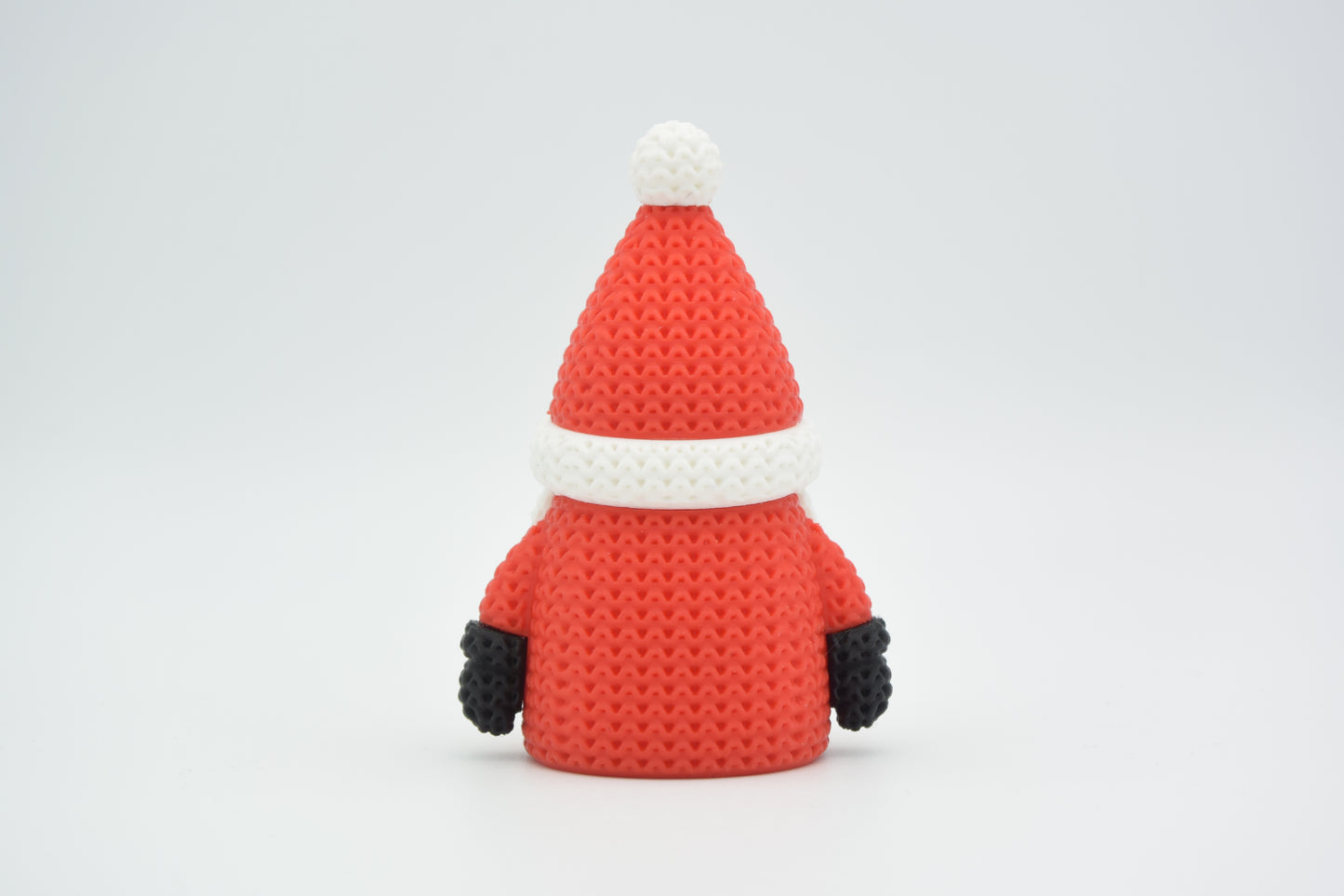 Knitted Christmas Gnome Topkinz character rear view