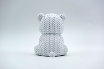 Knitted Baby Polar Bear Topkinz character rear view