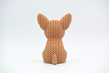 Knitted Chihuahua Dog Topkinz character rear view